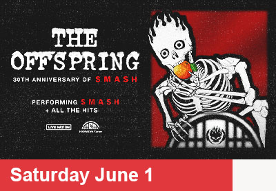 The Offspring 30th Anniversary of SMASH June 1