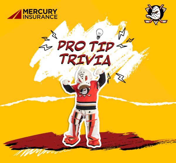 Mercury Insurance x Anaheim Ducks Pro Tips Trivia