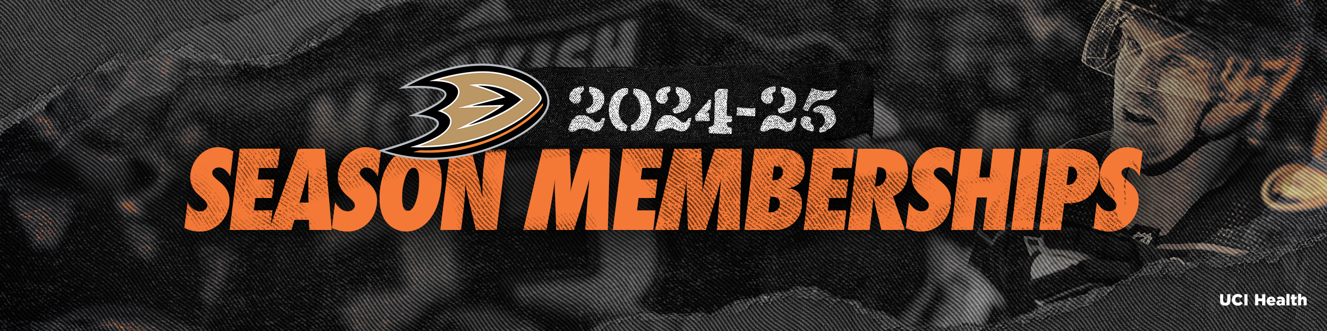 Anaheim Ducks Orange Alliance 2024–25 season ticket memberships header image