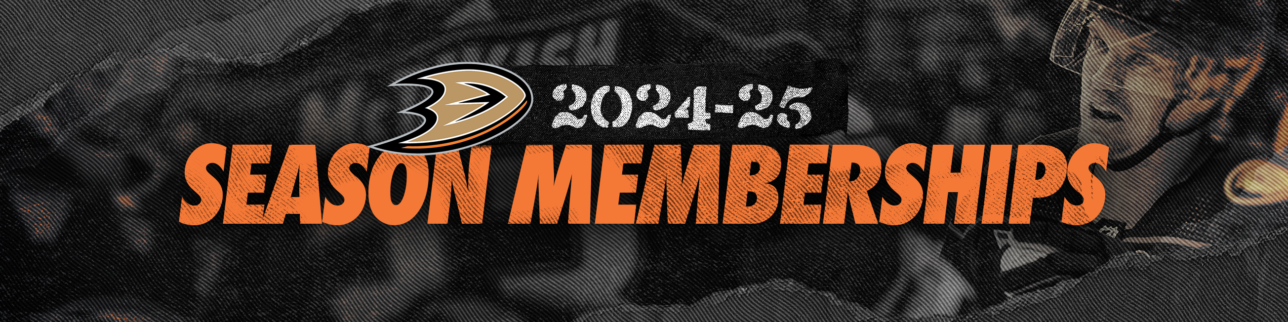 Anaheim Ducks Orange Alliance 2024–25 season ticket memberships header image